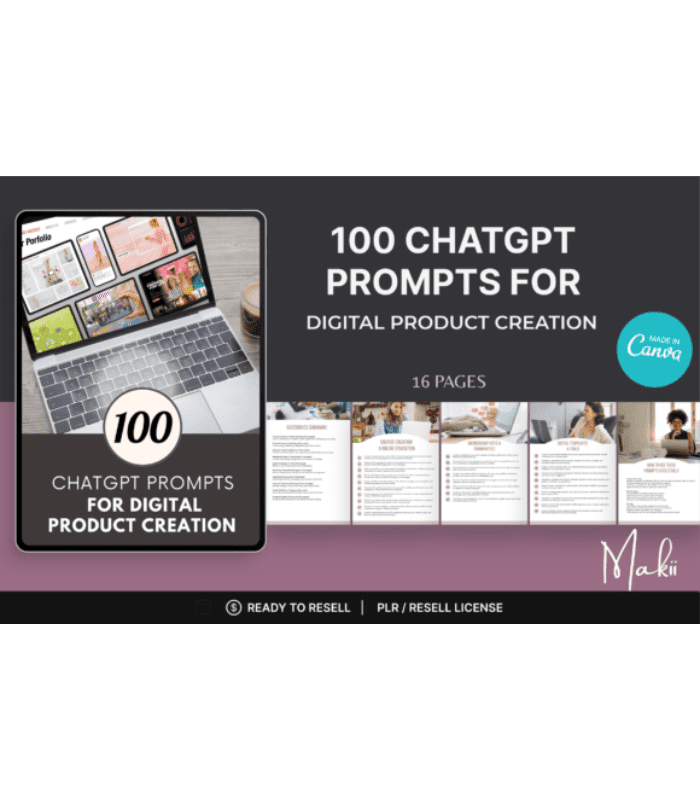 Photo Standart Size 70 X 80 (2) 100 ChatGPT Prompts for Digital Product - Image 1