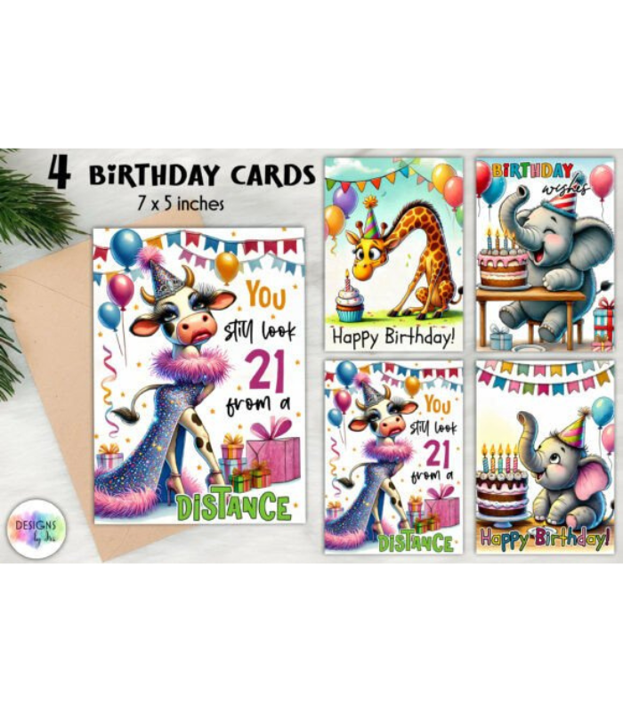 Funny Birthday Cards Printables - Image 1