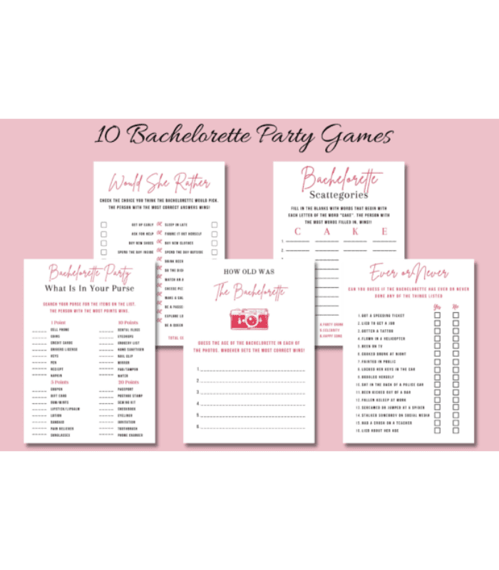 Photo Standart Size 700 X 800 (3) Bachelorette Party Games - Image 1