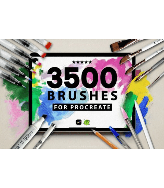 Photo Standart Size 700 X 800 (8) 3500 Procreate Brushes Ultimate Pack - Image 1
